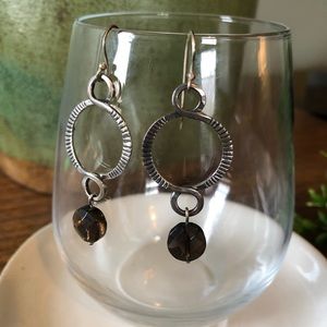 Silpada smoky quartz earrings W1485